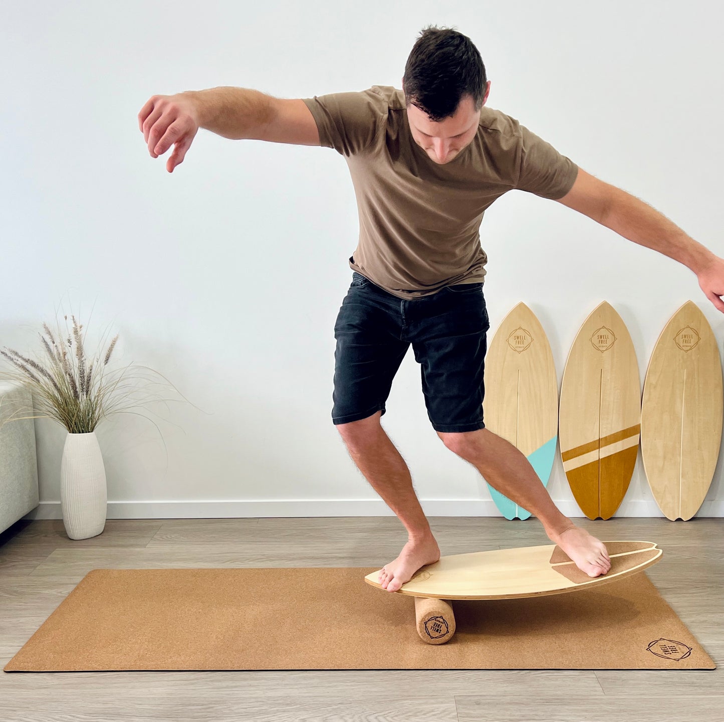 Cork Tail Balance Board